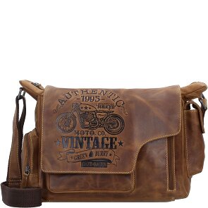 Greenburry Vintage Cafe Racer Messenger Leather 39 cm Greenburry Vintage Cafe Racer Messenger Leather 39 cm
