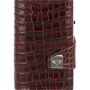 Tru Virtu Etui na karty kredytowe Click & Slide Portfel RFID Skóra 6,5 cm