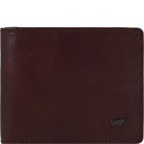 Braun Büffel Skórzany portfel RFID 11 cm z klipsem na pieniądze