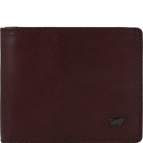 Braun Büffel Skórzany portfel RFID 11 cm z klipsem na pieniądze