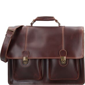 Buckle & Seam Nevada aktówka skórzana 42 cm przegroda na laptopa