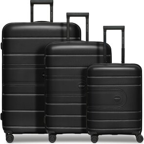 Redolz Essentials 11 4 kółka Zestaw walizek 3-części z plisą rozprężną