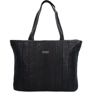 Greenland Nature Black Nappa Shopper Bag Leather 37 cm