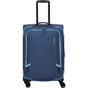 Travelite Corsiica 4 kółka Walizka M 67 cm z plisą rozprężną