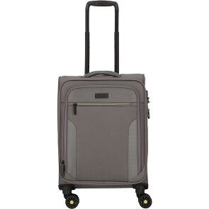 d&n Travel Line 9704 4 kółka Walizka kabinowy S 55 cm z plisą rozprężną