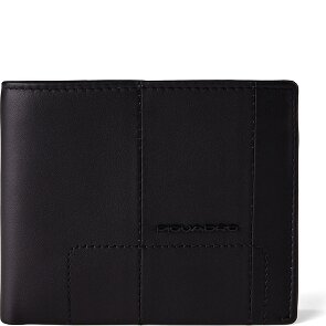 Piquadro Finn Portfel Ochrona RFID Skórzany 11 cm