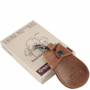 Greenland Nature Light Keychain Refined Leather 6 cm