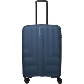 Travelite Air Stripe 4 kółka Walizka M 66 cm z plisą rozprężną