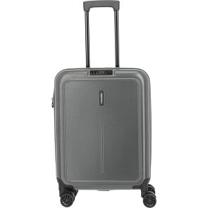Travelite Basics 4 kółka Walizka kabinowy 55 cm z plisą rozprężną