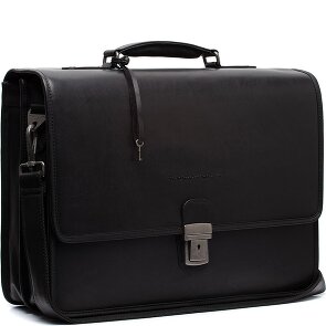 The Chesterfield Brand Glenwood Briefcase Messenger Skórzany 42 cm Komora na laptopa