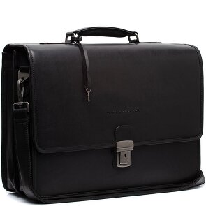 The Chesterfield Brand Glenwood Briefcase Messenger Skórzany 42 cm Komora na laptopa