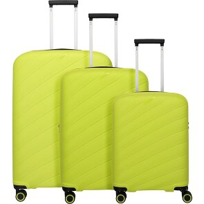 Travelite Burano 4 kółka Zestaw walizek 3-części z plisą rozprężną