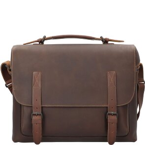 aunts & uncles The Workmates Big Fella Briefcase Leather 39 cm Laptop Compartment