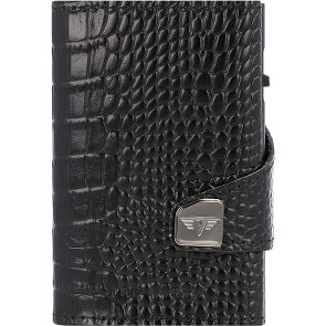 Tru Virtu Etui na karty kredytowe Click & Slide Portfel RFID Skóra 6,5 cm