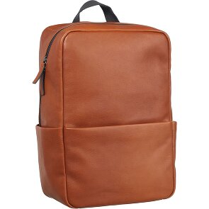 Leonhard Heyden Hamburg Plecak skórzany 40 cm Komora na laptopa