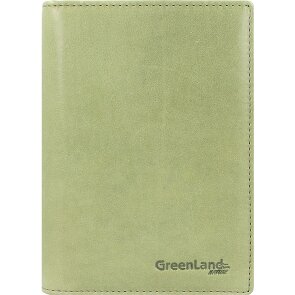 Greenland Nature Miękkie kolorowe etui na paszporty RFID Leather 12 cm