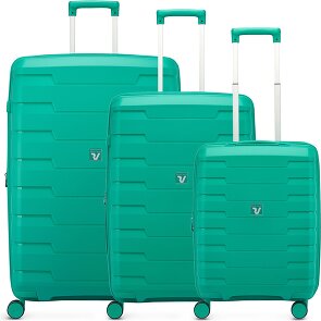 Roncato Skyline 2.0 4 kółka Zestaw walizek 3-części z plisą rozprężną