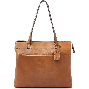 Castelijn & Beerens Lia Shopper Bag Ochrona RFID Skórzany 45 cm Komora na laptopa