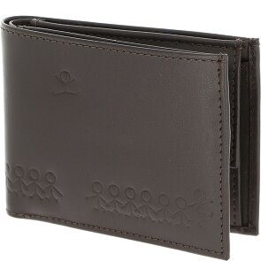 oxmox Leather Portfel Ochrona RFID Skóra 11 cm
