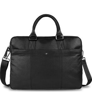 bugatti Black Magic Teczka Skórzany 40 cm Komora na laptopa