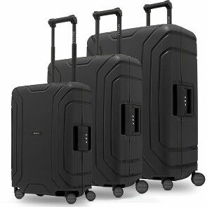 Redolz Essentials 15 walizka na 4 kółkach 3-częściowa z trzypunktowym zapięciem