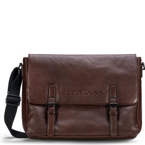 Farmhood Memphis Briefcase Messenger Skórzany 38 cm Komora na laptopa