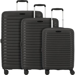 d&n Travel Line 4500 4 kółka Zestaw walizek 3-części z plisą rozprężną