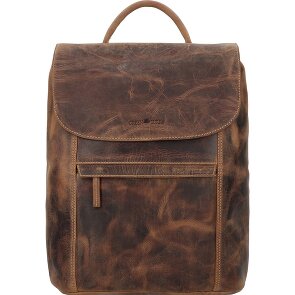 Greenburry Vintage Plecak Skórzany 40 cm Komora na laptopa
