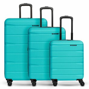 Franky ABS13 Zestaw walizek na 4 kółkach, 3-częściowy z elastycznym składaniem