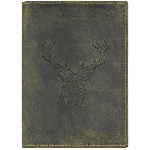 Greenburry Vintage Deer ID Case Leather 12 cm