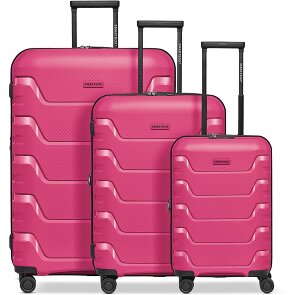Smartbox Edition 01 4 kółka Zestaw walizek 3-części z plisą rozprężną