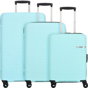 American Tourister Liftoff 4 kółka Zestaw walizek 3-części z plisą rozprężną
