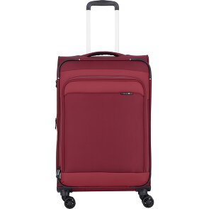 d&n Travel Line 9504 4 kółka Walizka M 67 cm z plisą rozprężną