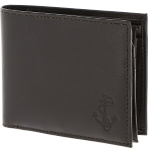 oxmox Leather Portfel Ochrona RFID Skóra 10 cm