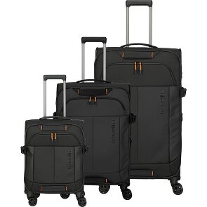 Travelite Briize 4 kółka Zestaw walizek 3-części z plisą rozprężną
