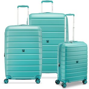 Roncato Relife 4 kółka Zestaw walizek 3-części z plisą rozprężną