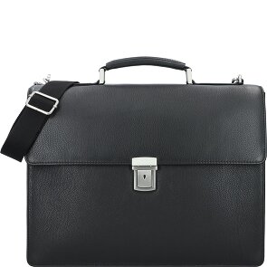 Leonhard Heyden Berlińska teczka skórzana 40 cm przegroda na laptopa