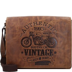 Greenburry Vintage Cafe Racer Messenger Leather 33 cm