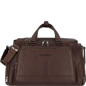 Piquadro Skórzana torba podróżna Carl z przegrodą na laptopa 51 cm Piquadro Skórzana torba podróżna Carl z przegrodą na laptopa 51 cm