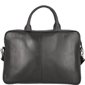 Dermata Skórzana aktówka z przegrodą na laptopa 39 cm