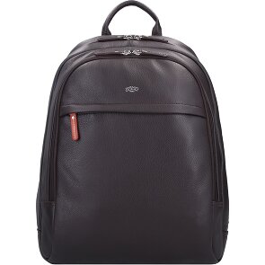 Jump Skórzany plecak Uppsala 42 cm z przegrodą na laptopa