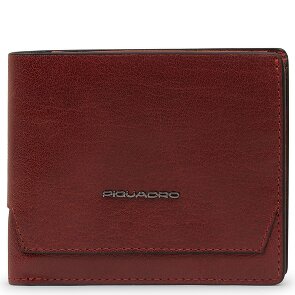 Piquadro Solm Portfel Ochrona RFID Skórzany 11 cm