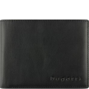 bugatti Super Slim Portfel Ochrona RFID Skórzany 12 cm