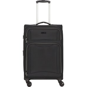 d&n Travel Line 9204 4 kółka Walizka M 66 cm z funkcją poszerzenia