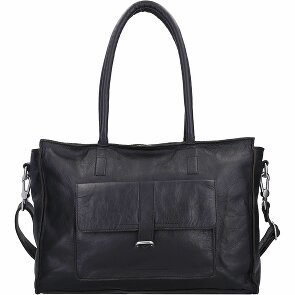 Cowboysbag Skórzana torba na ramię Edgemore z przegrodą na laptopa 41 cm