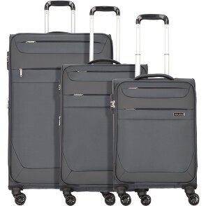 Worldpack Dublin 4 kółka Zestaw walizek 3-części z plisą rozprężną
