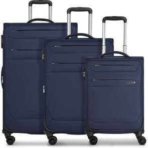 Worldpack Chicago 4 kółka Zestaw walizek 3-części z plisą rozprężną