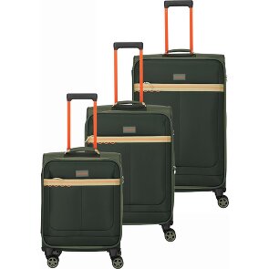 Travelite Color Craze 4 kółka Zestaw walizek 3-części z plisą rozprężną