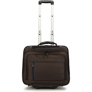 Dermata 2 kółka Walizka biznesowa 38 cm Komora na laptopa