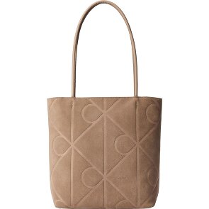 Calvin Klein Emblem AOP Shopper Bag Skórzany 32 cm